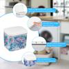 2.8/5.5L Automatic Pop-Up Storage Box Airtight Laundry Pods Container with Scoop for Laundry Room Washing Powder Beads Organizer