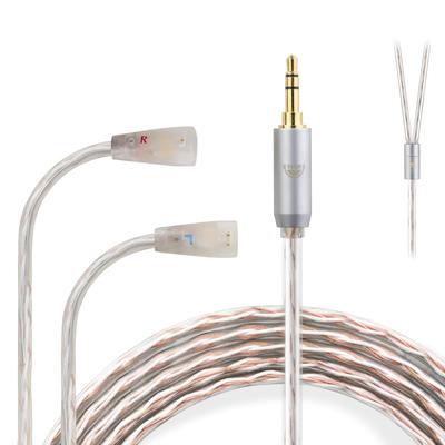 Okcsc JBX Recable Cable 2Pin IE Dedicated IE Series Cable Наушники Cable IE Pin 4 Cores для OFC SENNHEISER Совместимость с IE80S/IE80/IE8 и т.д.. 3,5 мм