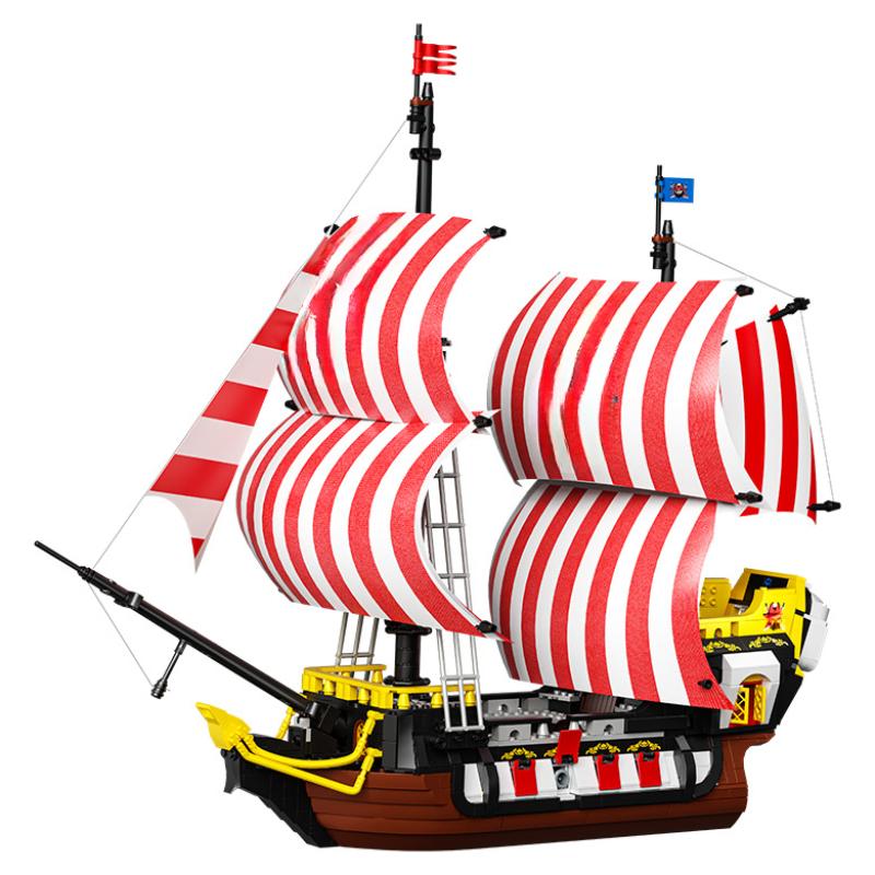 Pirate Ship 653007 Assembly Toy Decoration Model Assembly Tide Play Blocks For Children