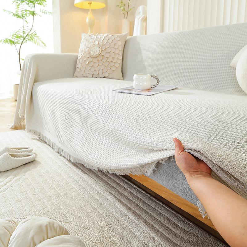 Скандинавский простой однотонный ins ветер чехол для дивана ткань универсальное полотенце для дивана на четыре сезона полный чехол универсальный всеобъемлющий чехол для дивана