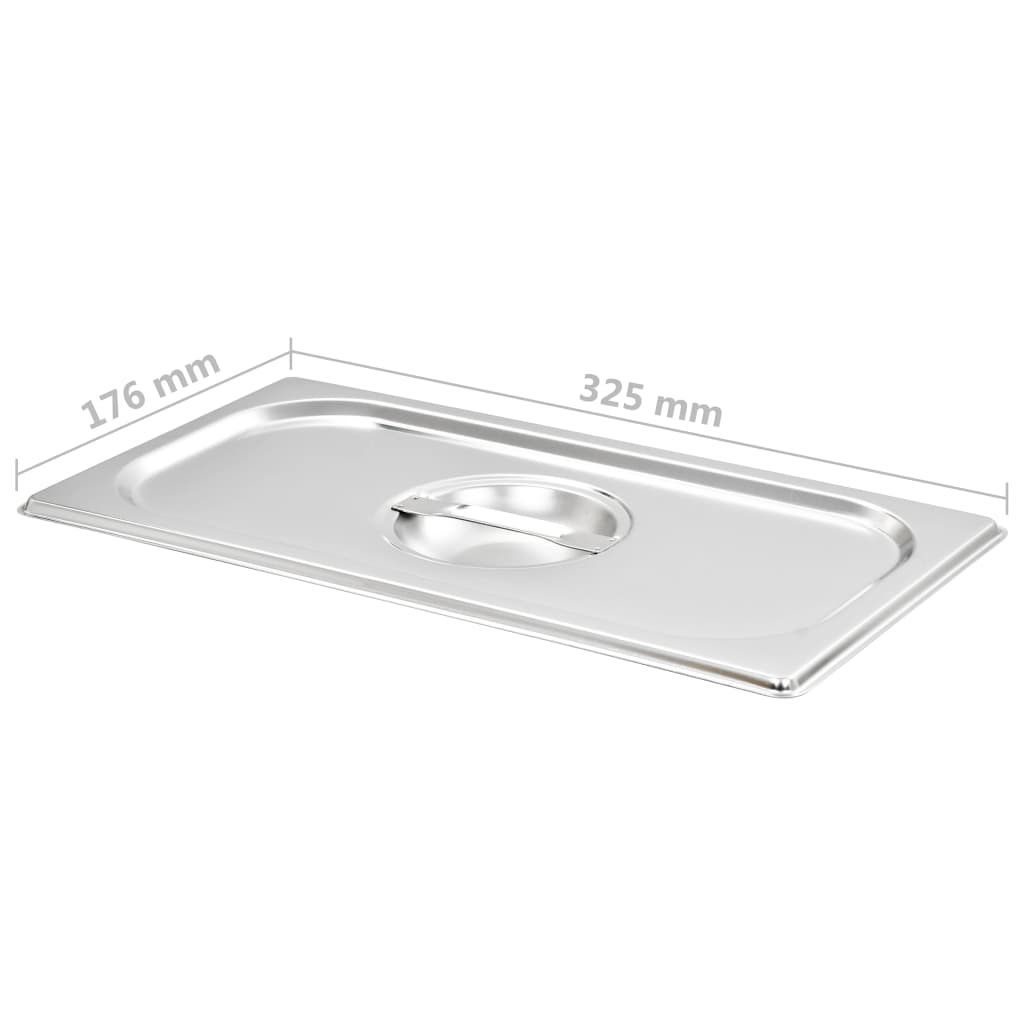 Lid for GN 1 3 container 4 pcs stainless steel