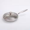uncoated honeycomb frying pan with lid, 30см