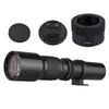 500mm Super Telephoto Lens Manual Zoom F8.0-F32 Aperture with T-Mount To NEX E-Mount Adapter Ring