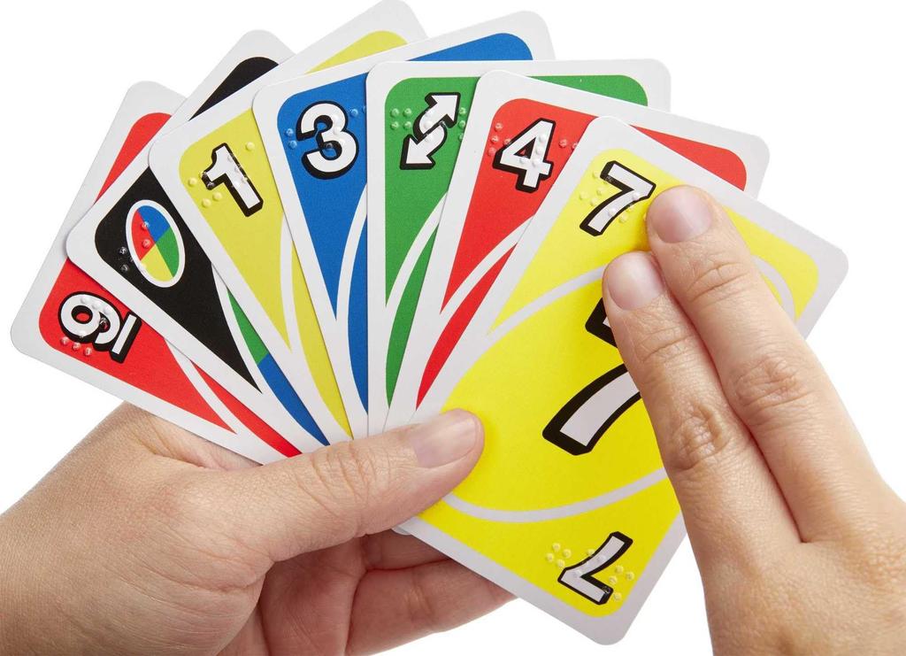 Mattel UNO Брайль