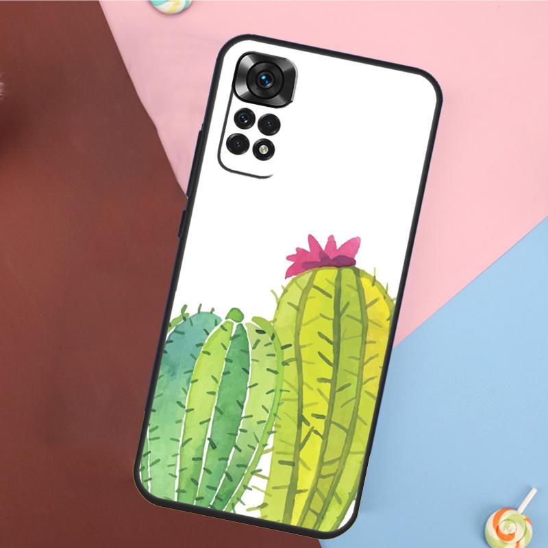ЧЕХОЛ CACTUS BANANA РЕТРО ВИНТАЖ ЛЕТНИЙ для Xiaomi Redmi Note 14 13 12 9 10 11 Pro 9S 10S 11S 12S Redmi 14C 10C 12C 13C