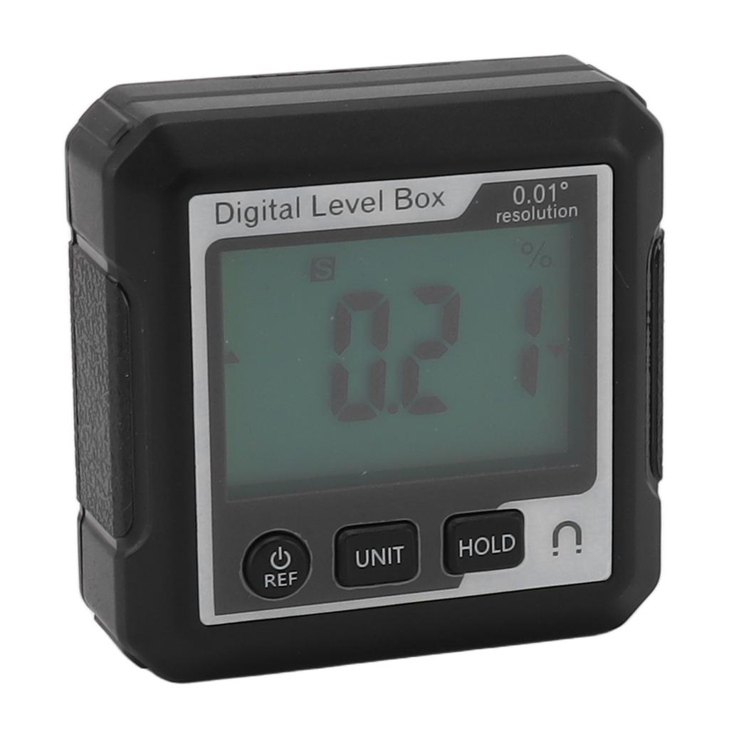 Digital Level Box Magnetic Data Lock Angle Slope Conversion Protractor Angle Finder Gauge for