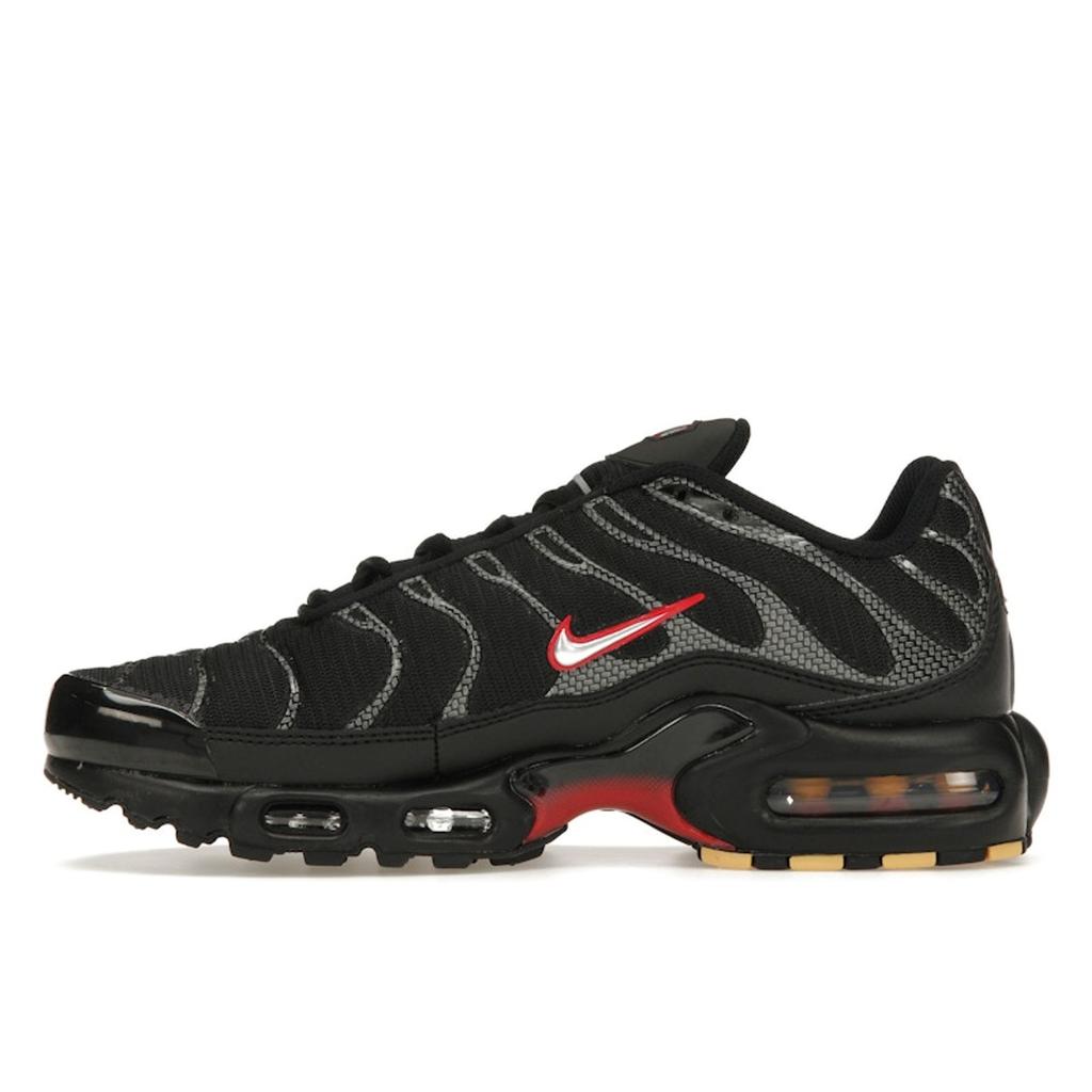 Nike Мужские кроссовки Air Max Plus Carbon Fiber, черные, университетский, красный металлик, серебристый HF4293-001