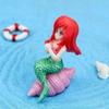 Cartoon Mermaid Figurines Colorful Miniature Figurine Little Mermaid Ornament  Aquarium Decoration