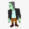 Frankenstein 'S Iron On Heat Transfer Printing Vinyl Patches Sticker for Clothes DIY Appliques Washable Patches
