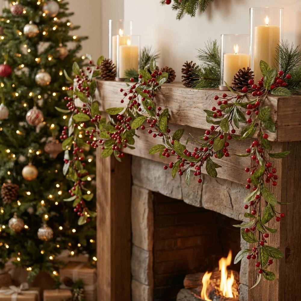Artificial Foliage Spring Floral Garland DIY Plastic Garland Hanging Plants 180cm Flexible Artificial Flower Vines