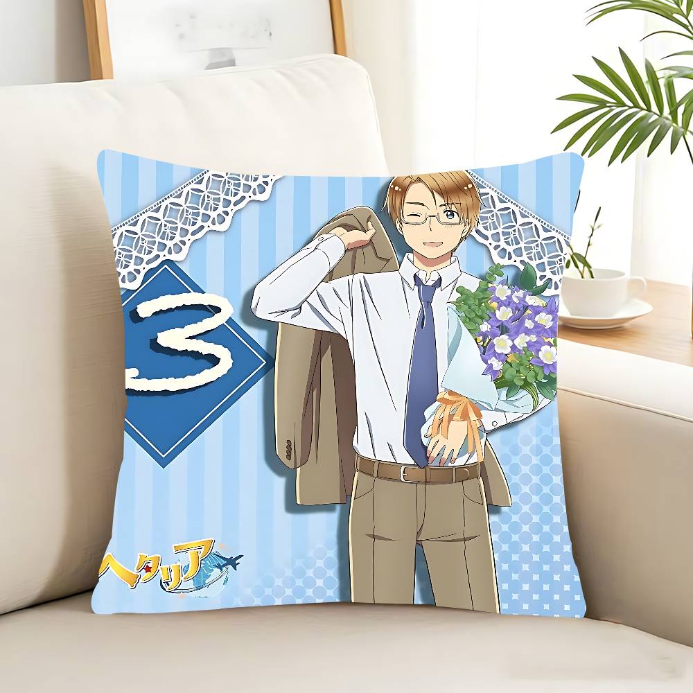 Наволочка Hetalia World Stars Съемная Моющаяся Наволочка – Мягкий Лен для Всех Сезонов