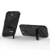 For iPhone 15 Drop Protection Phone Case PC+TPU Back Cover with Kickstand