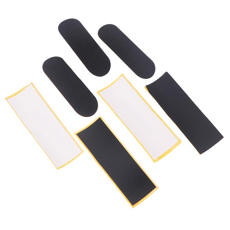 Fingerboard Foam Grip Tapes For Finger Skateboard Anti-Slip Wooden Fingerboard Deck Adhesive Tape Stickers Grip Tapes Black Mat