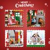 Christmas House Tree Santa Claus Snowman Mini Building Block Children"s Educational Toys Christmas