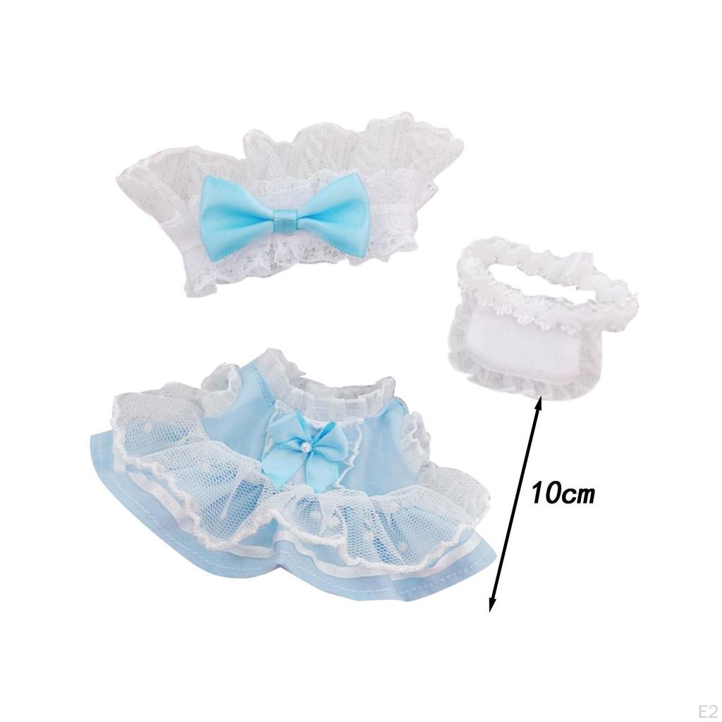 Комплект одежды горничной для кукол ростом 17 см, в комплекте с дополнительными принадлежностями