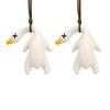 Color Changing Roast Duck Hanging Car Ornament Funny Cute Decoration Pendant Car Decoration (2pcs)