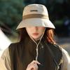 Japanese Sunscreen Visor Versatile Breathable Camping Big Eaves Windproof Outdoor Outing Climbing Hat Bucket Hat