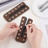 1 пара регулируемых кожаных вставных молний для ботинок с 6 отверстиями, без шнурков, для взрослых, мужчин
