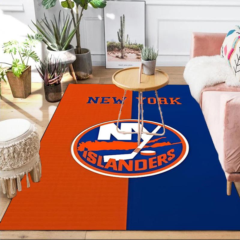Islanders Hockey Pride Area Rug Suitable for Indoor And Outdoor,Carpets for Kitchens, Homes, Offices, Living Rooms,Home Decor,Christmas Gift