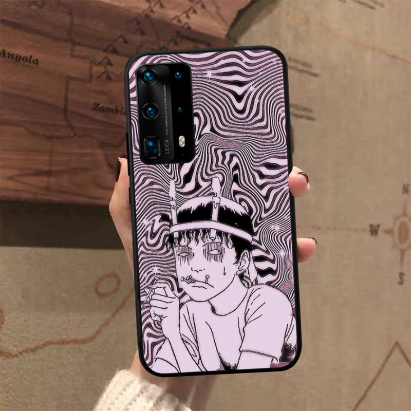 Чехол для телефона Junji Ito Terror Horror Anime для Huawei P50 P40 E P30 P20 Pro P10 Lite P Smart Y6 Nova3E Honor10
