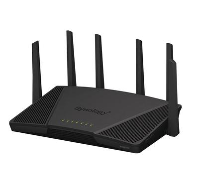 Беспроводной маршрутизатор Synology 600 Мбит/с Возможность создания среды VPN Высокая совместимость с безопасностью Совместимость с DS RT6600ax [маршрутизатор Wi-Fi6]