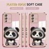 For Honor 90 70 50 X7a X9a P30 Pro P40 Lite Infinix Hot 40i 30i Vivo Y22 Y18 V30 Pro V40 Cute Cartoon Panda Soft TPU Full Lens Protect Case