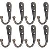10/1pcs Clothes Hook Door Wall Hook Hanger Stainless Steel Towel Hook For Bathroom Clothes Coat Holder Bedroom Rack Organizer