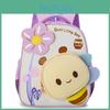 Cartoon Backpack Childrens With Small Bees And Flower Decorations For Use Daily