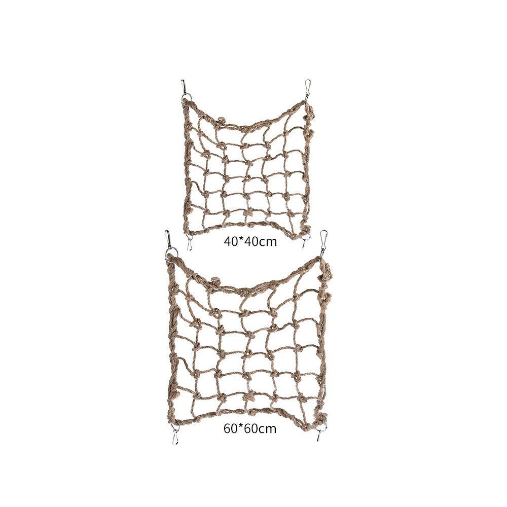 Birds Supplies Parrot Swing Climbing Rope Net Hammock Hanging Rope Ladder