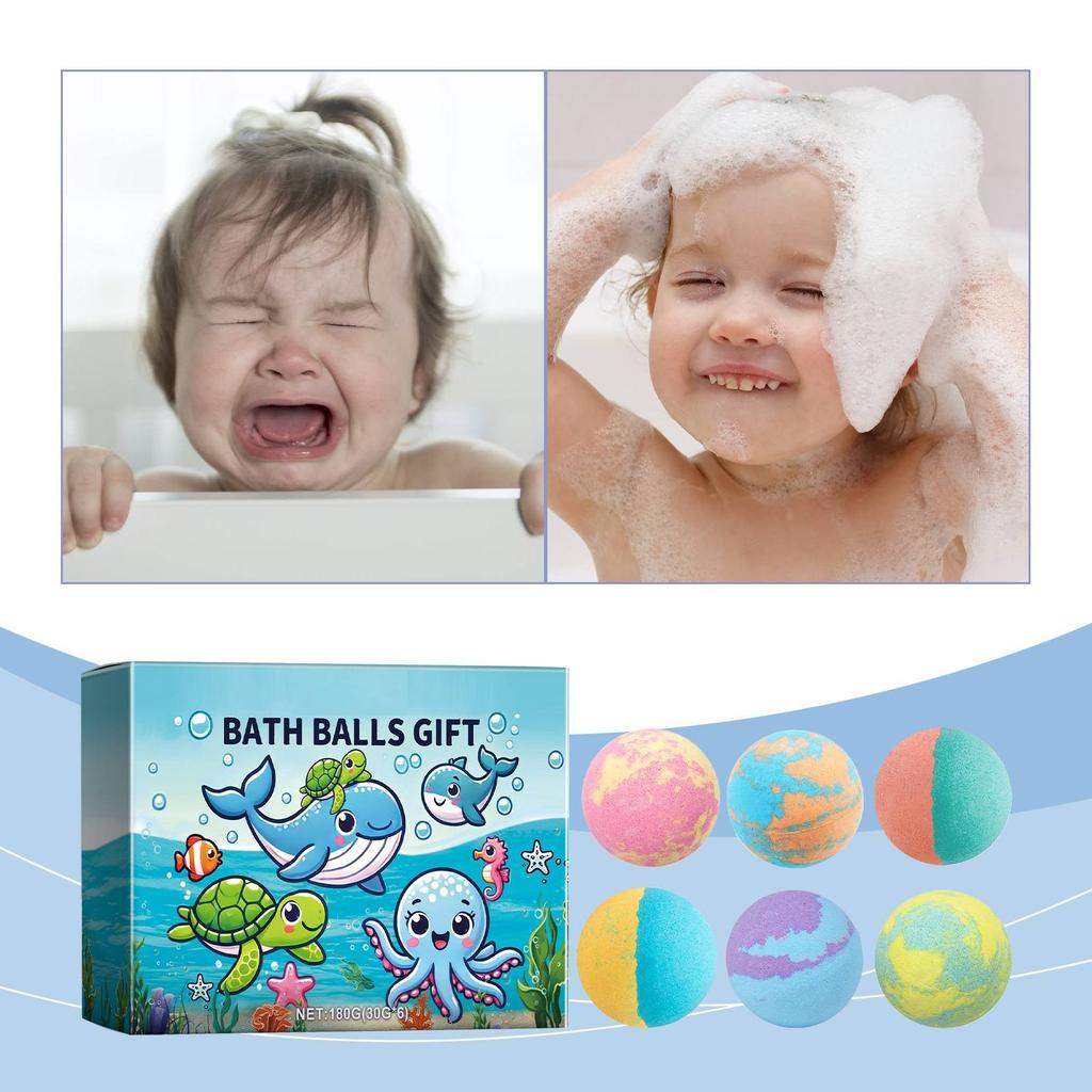 Набор шариков для душа Bubble Shower Balls, долговечный, цветочный, натуральный, растительный, очищающий, красочные горячие источники и пенные ванны