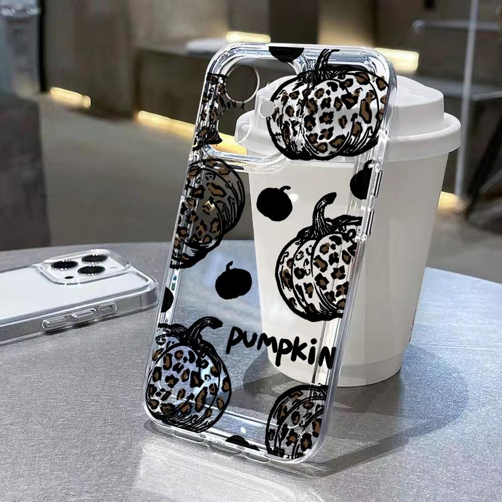 Fashion Leopard Pattern Stars Clear Phone Case For iPhone 17 16 15 14 13 12 11 15 Plus Pro Max X XR XS Max 16e 17 Air Soft Cover