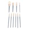 10pcs Makeup Brush Set Fibre Bristles Loose Powder Brush Professional Cosmetic Brush Set for Face