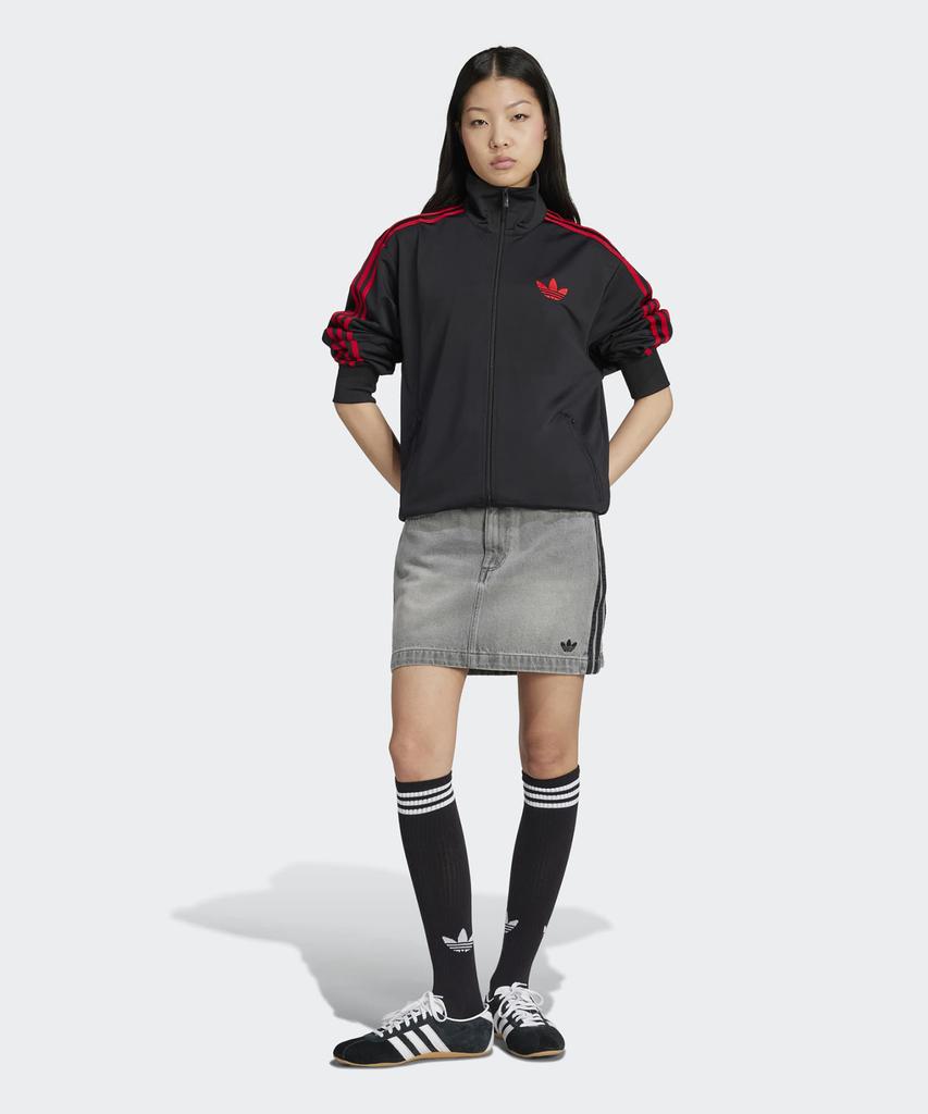 ADIDAS 3S Denim Mini Skirt - Washed Grey Denim / Jw2657