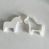 Horse Shaped Resin Molds Animal Resin Molds for DIY Candle Craft Gypsum Ornaments Cake Fondant Decorations Baking