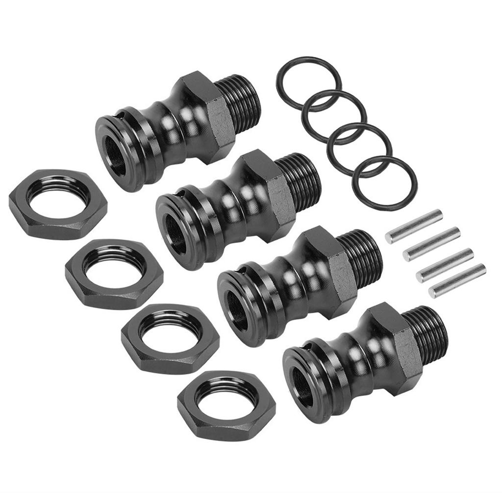 4pcs Aluminum Alloy 17mm Hex 23mm Wheel Extension Adapter for 1Celsius8 RC Car Model