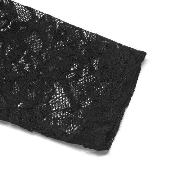 Женский формальный комбинезон с длинными рукавами и кружевом, с завышенной талией и широкими брюками, ромпер с поясом, летний