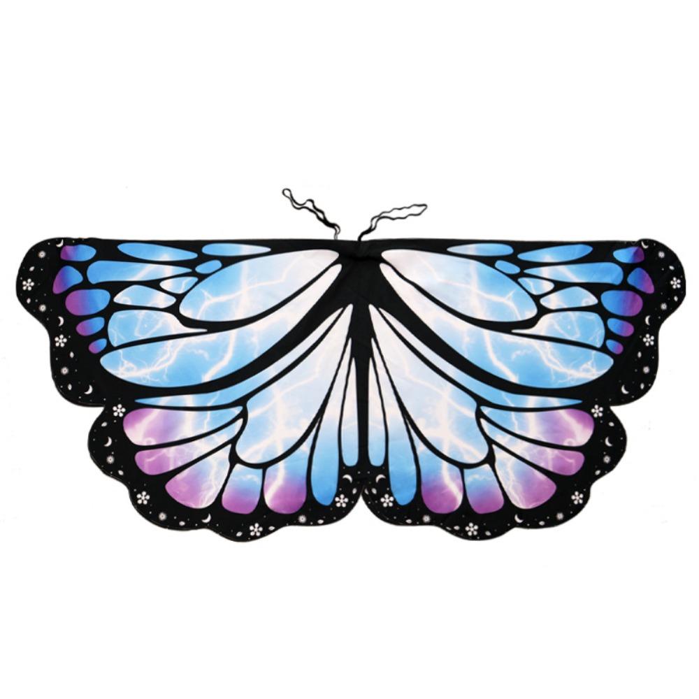Costume Butterfly Cape Dressing Up Wing Cloak Cute Scarves & Wraps Kids