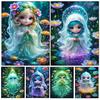 Эльф Маленькие Девочки Алмазная Картина Мультфильм Фэнтези Полный Круглый Алмазный Мозаичный Набор Для Вышивки Крестом Искусство Украшения Дома На Стену Подарки Для Детей