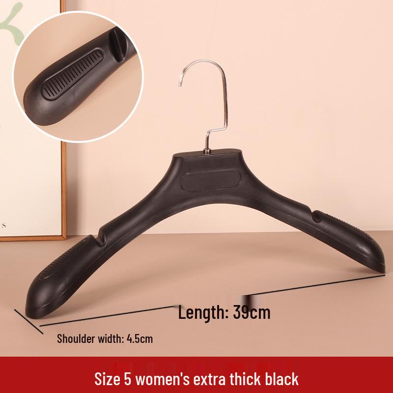Non-Slip, Mark-Free Plastic Hangers for Home & Store Use - Ideal for Clothes Storage
