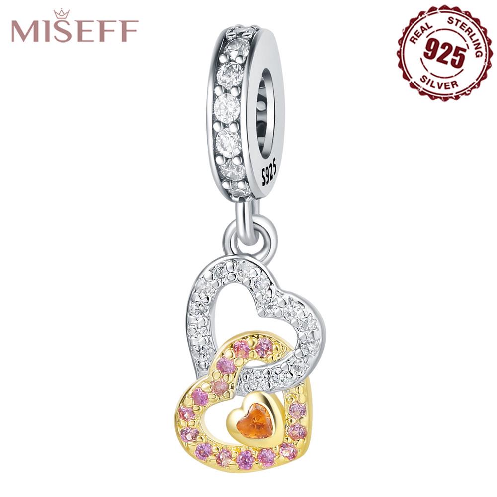 Sterling Silver S925 Heart Tree of Life Planet Pendant Charm for DIY Bracelets