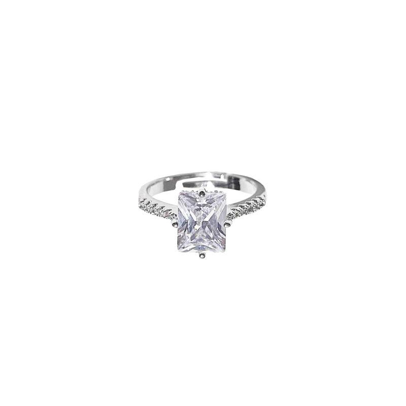 10Pcs Lady zirconia ring, simple and retro ring, wedding ring, party accessory