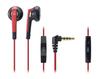 Наушники Audio Technica для красного RD маленького iPod/iPhone/iPad ATH-C505i