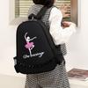 Ballet Sports Dance Bag Children Shoulder Storage Backpack Latin Ballet Bag Girl Princess Dancing Girl Pattern Letter Print Dance Bag