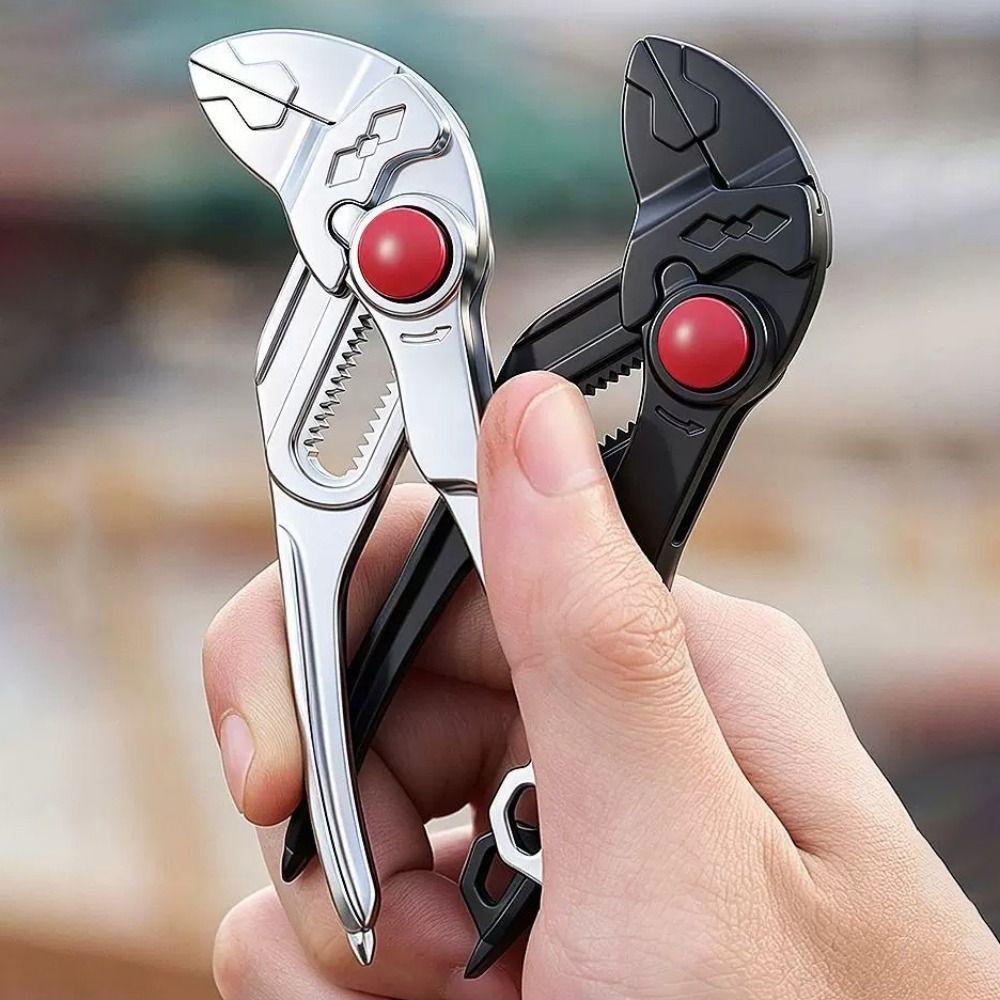 Chrome Vanadium Steel Water Pump Pliers Adjustable Multifunctional Tool Compact Miniature Pliers