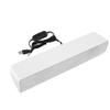 USB Wired Stereo Soundbar Music Player Bass Surround Sound Box 3.5mm Input for PC Cellphones