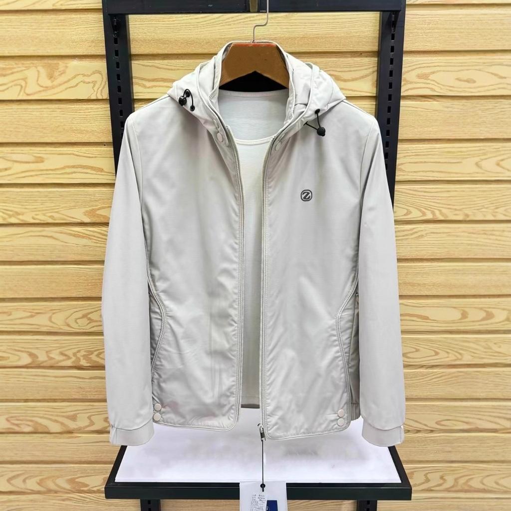 Мужская новая куртка с капюшоном, съемная, на весну и осень