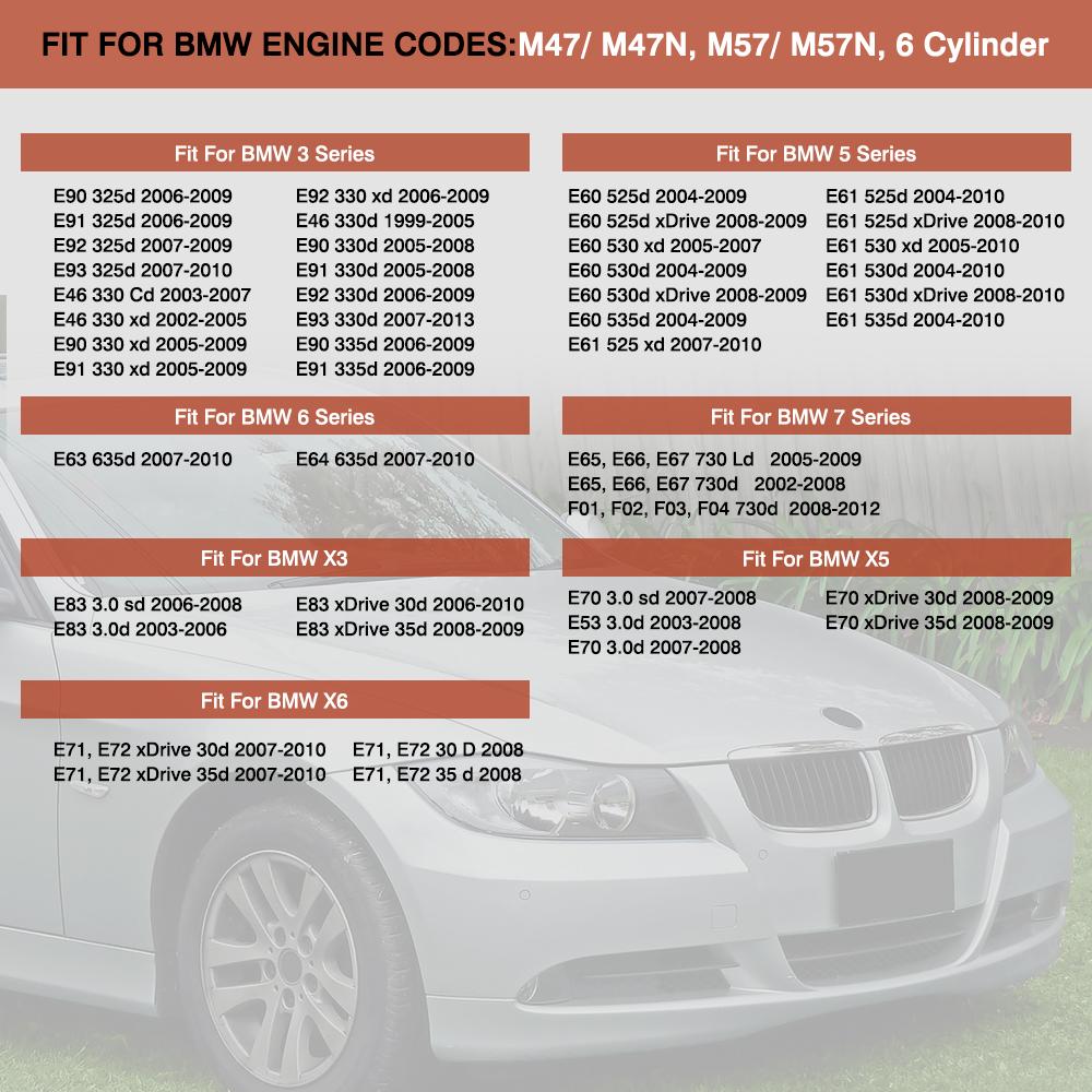 20 шт. прокладок впускного коллектора для BMW M47 E87 E46 E90 E91 E92 E93 E39 E60 11617790198 11612246945 11612245439 11612246949