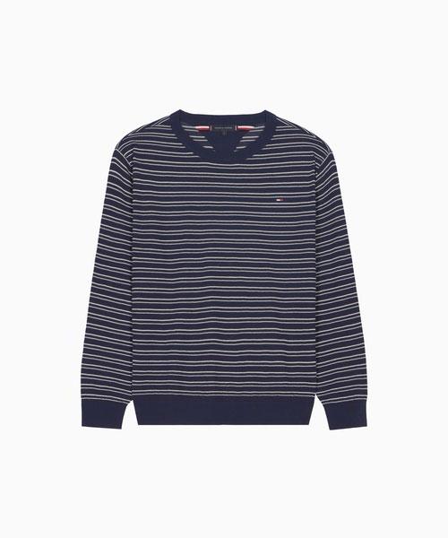 TOMMY HILFIGER Cotton Stripe Pullover (T12G6Kpo701Ml1Dw5)