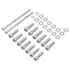 For GM LS Stainless Steel Oil Pan Bolt Kit Set, for LSX LS2 LS3 LS6 LS7 4.8 5.3 6.0 6.2L, for LM7 LR4 LQ4 LS6 L59 LQ9 LM4 L33