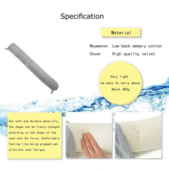 Подушка для путешествий, мягкая, удобная, эргономичная, снимает усталость, пена с эффектом памяти, мягкая U-образная подушка для подголовника, бытовые принадлежности